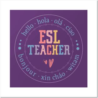 ESL - Language teacher Posters and Art